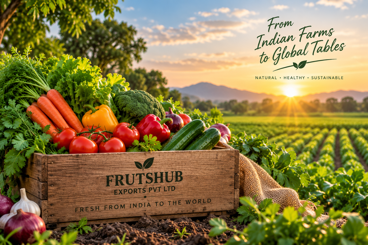 Fresh Indian agricultural products